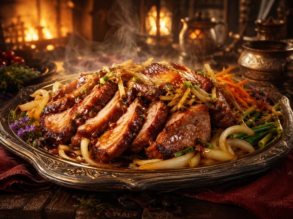Moss Armor Boar Ginger Stir-fry
