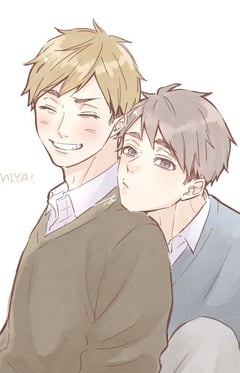 Atsumu Miya and Osamu Miya