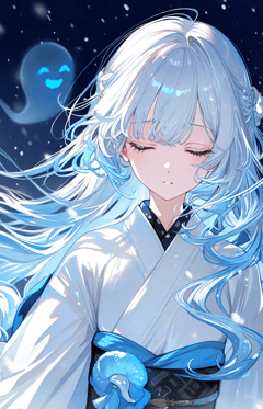 白雪と暗夜見