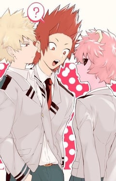 Mina Ashido, Katsuki Bakugo, Ejiro Kirishima
