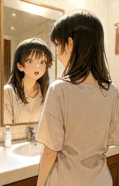 TS Beautiful Girl's High School Life