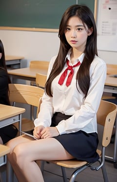 여자고등학교에 입학하다.