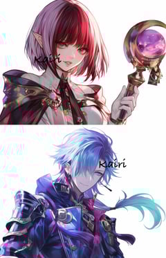 Luster and Torenia