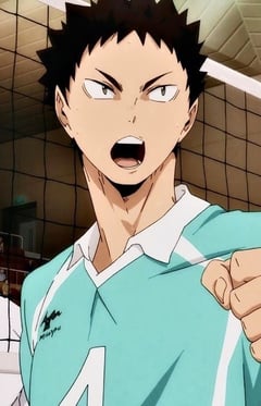 Hajime Iwaizumi und Tooru Oikawa