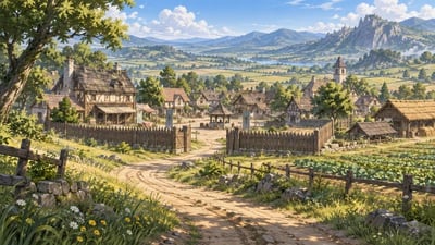 Paisaje del Pueblo de Aiden