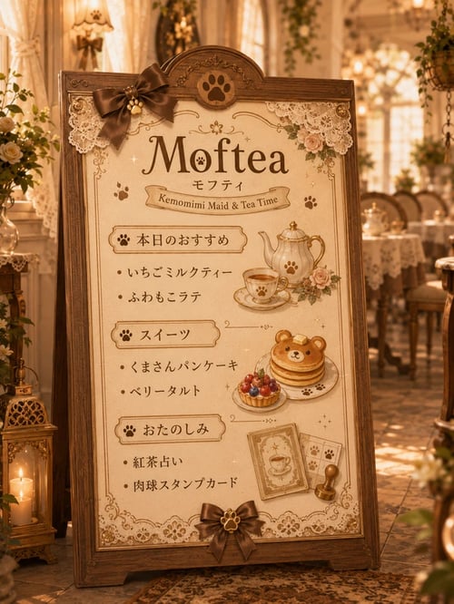 Moftea Menu Board