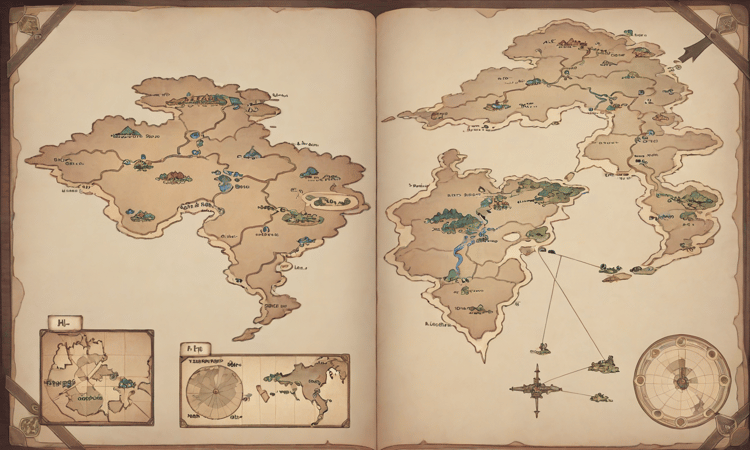 费利西亚大陆地图