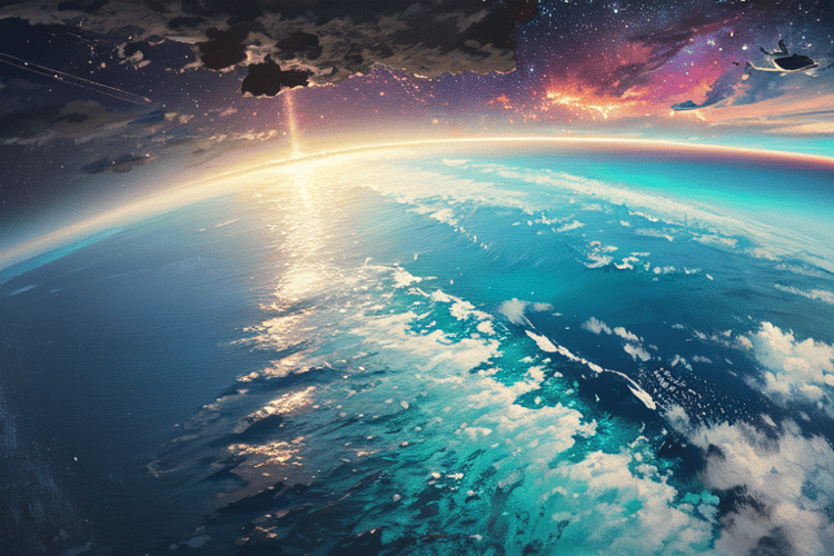 坠毁星球的广袤自然