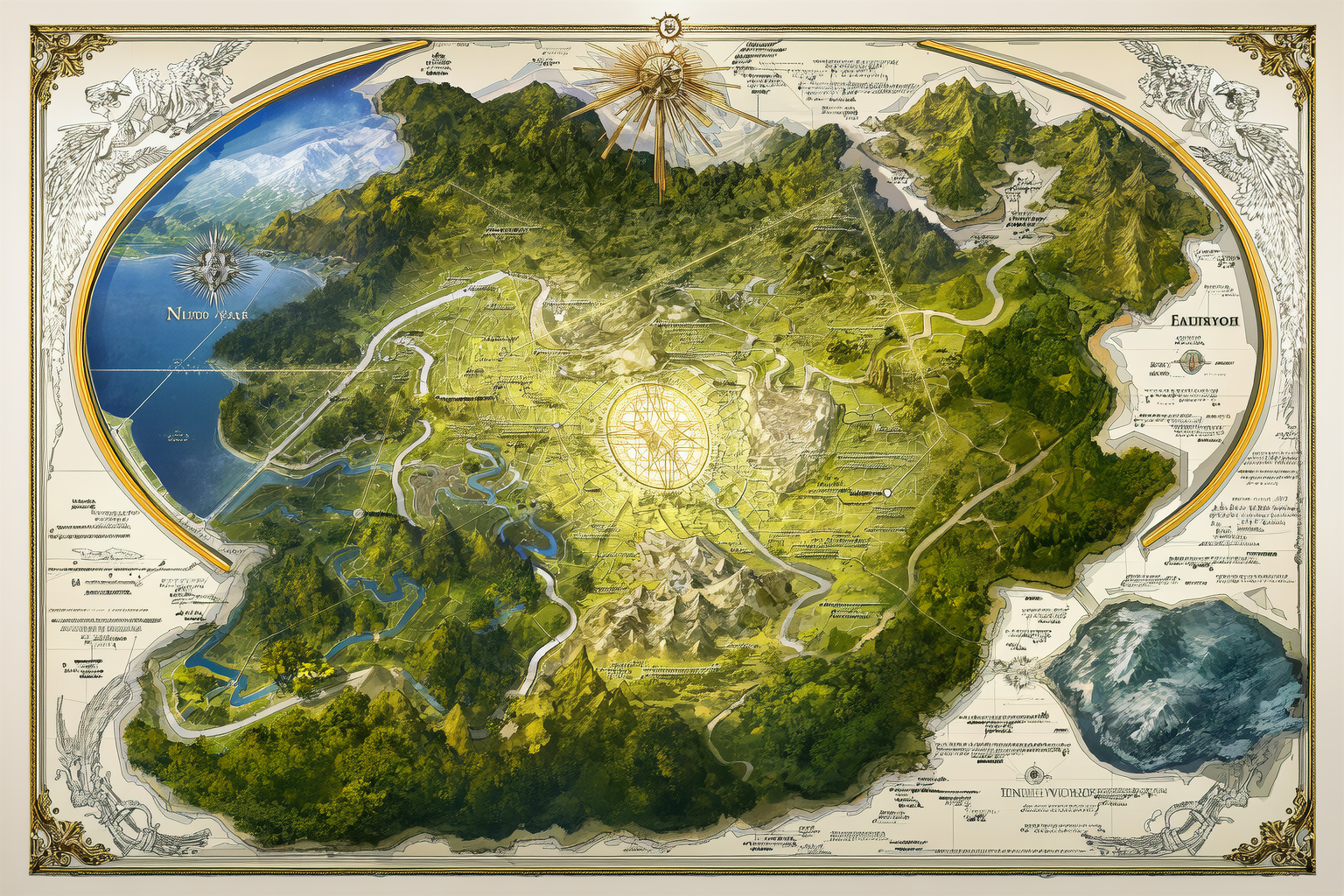 Map of Aletheia Continent