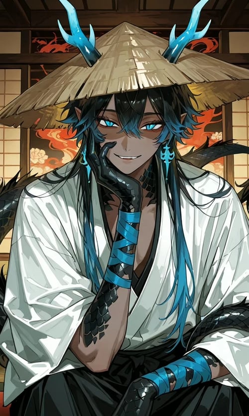 Flower floating on water