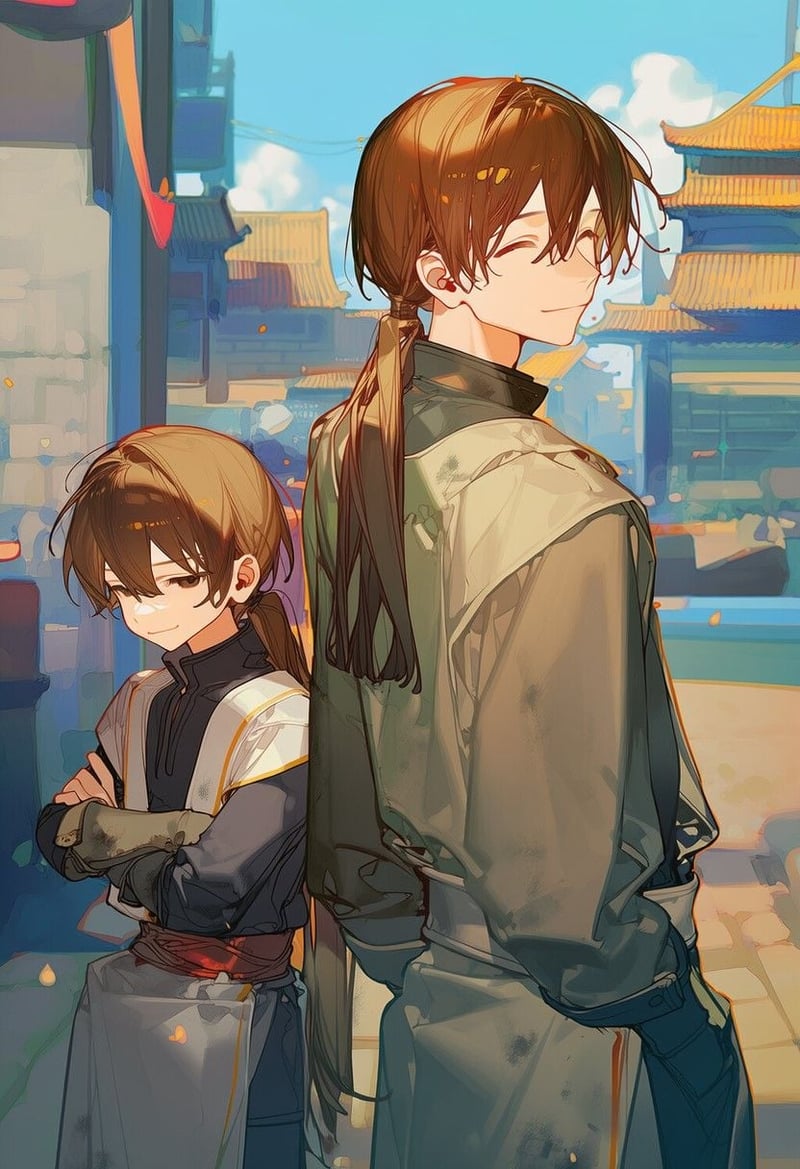 流浪兄弟，世淡和世江