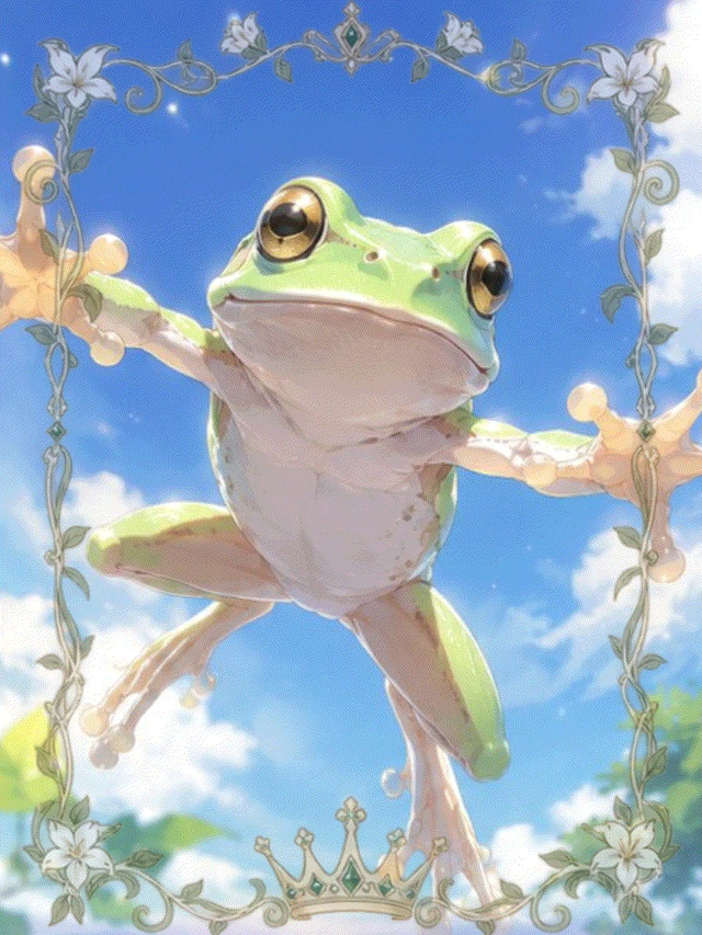 🐸やたら懐いてくるカエルの話🐸
