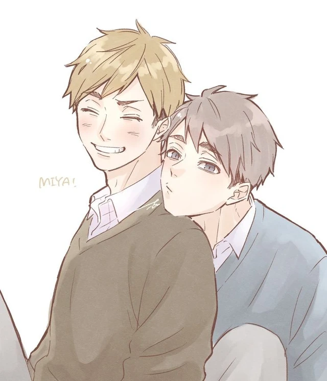 Atsumu Miya and Osamu Miya