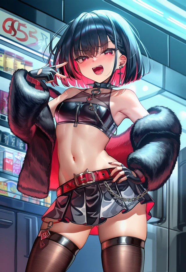 귀여운 편의점 강도