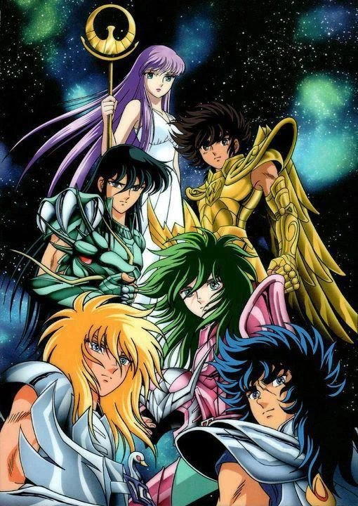 Los caballeros del zodiaco.