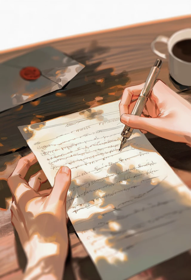 수신인 불명, 시간 밖의 펜팔