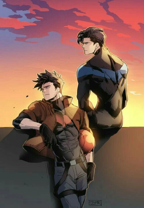 Dick Grayson and Jason Todd