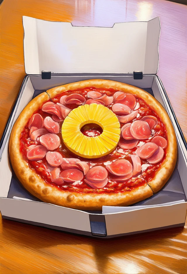 Mr. Pineapple on Pizza