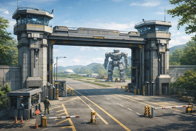 歩行メカ操縦訓練場にようこそ！