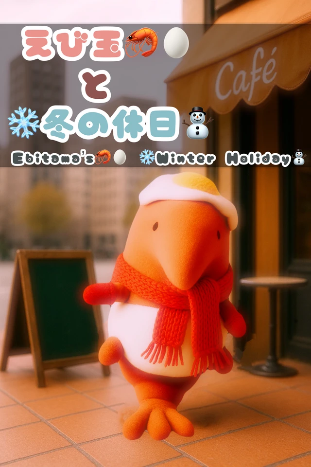 えび玉🦐🥚と❄️冬の休日⛄️