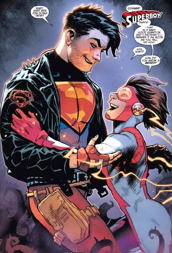 Conner Kent and Bart Allen