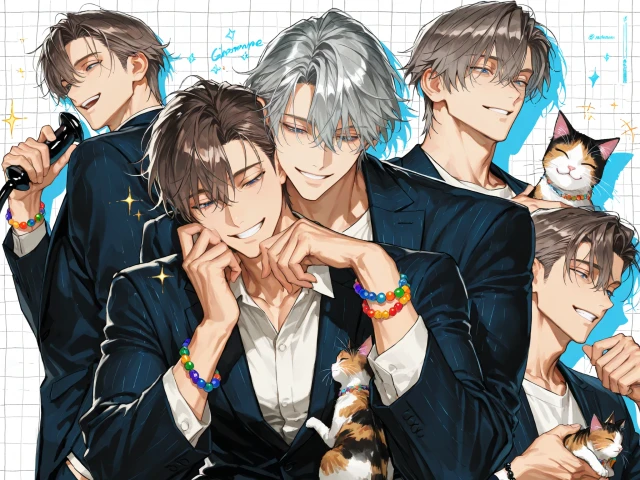 남자 형제들만 있는 집에 입양되었다고?!