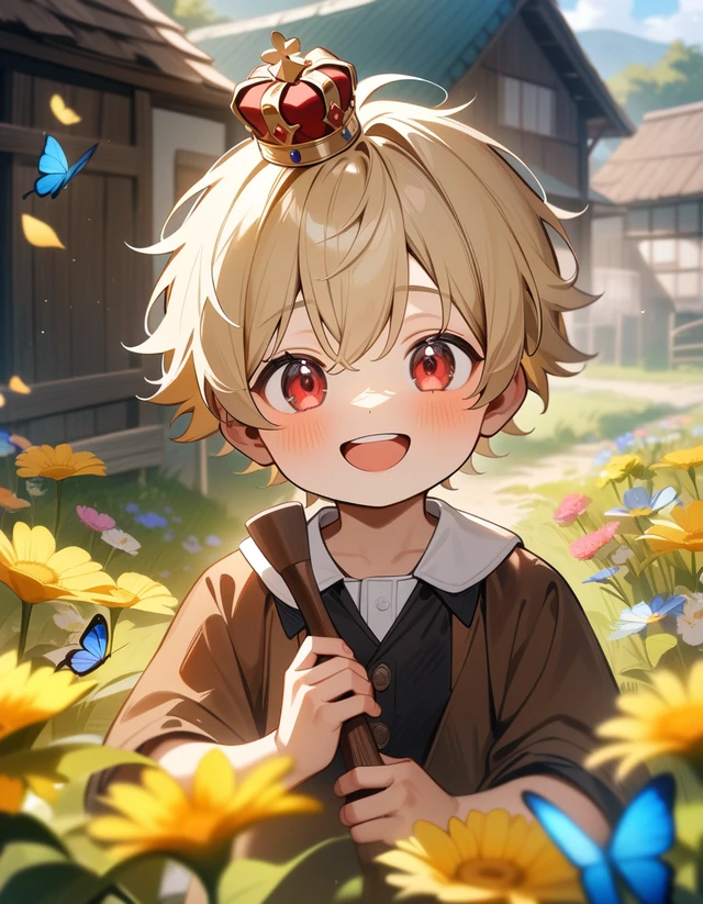 시골에서 왕자랑 같이 사는데 일이 너무 많습니다