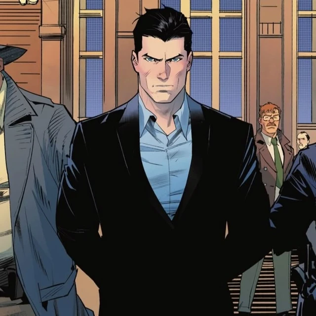 Bruce Wayne, Tim Drake, Dick Grayson.