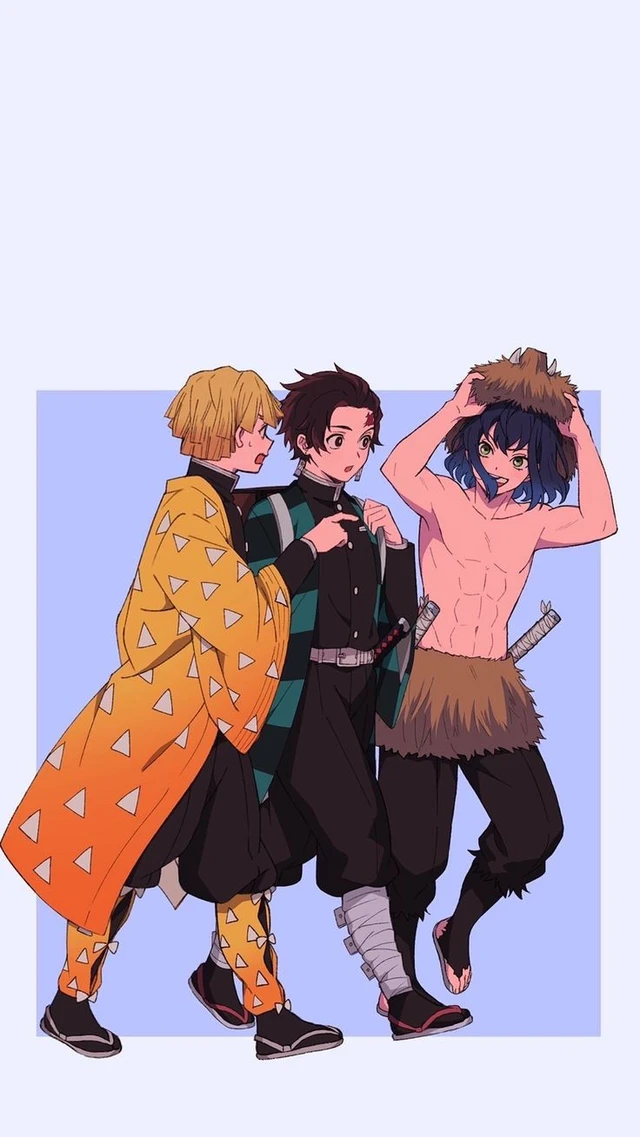 Inosuke, Tanjiro, Zenitsu
