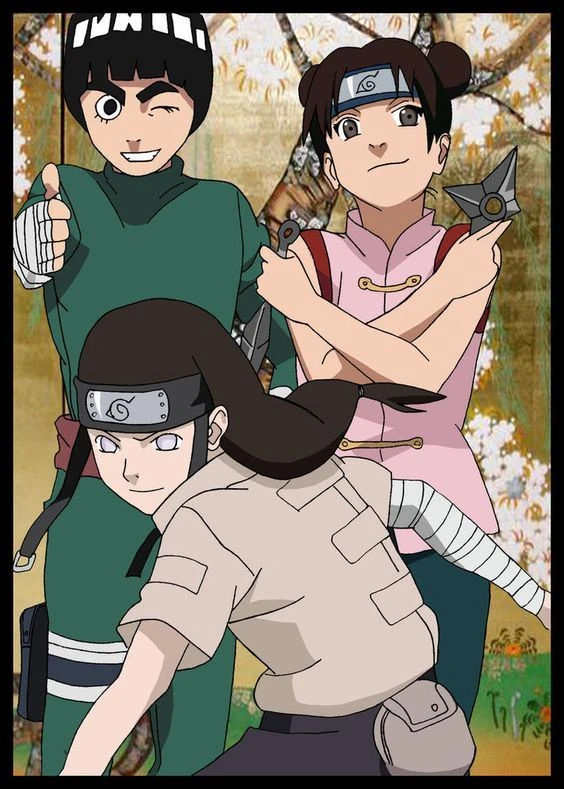Rock Lee, Neji Hyūga And Tenten