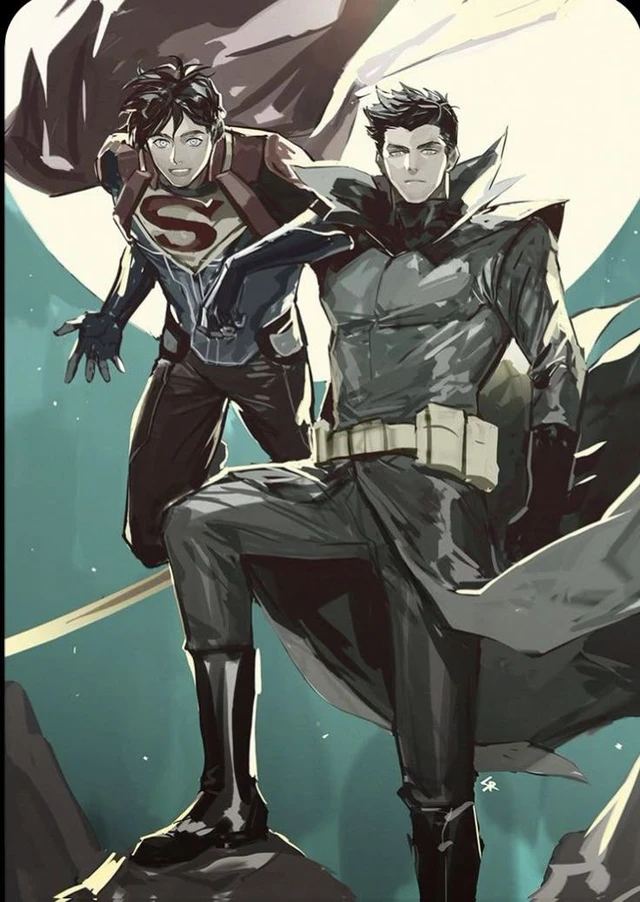 Damian Wayne and Jonathan Kent