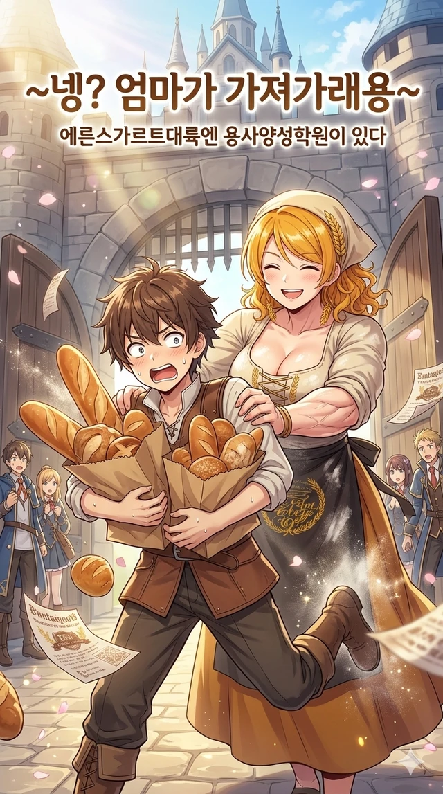 ~넹? 엄마가 가져가래용~  에른스가르트대륙엔 용사양성학원이 있다