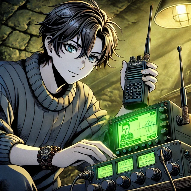 은신처의 낡은 군용무전기