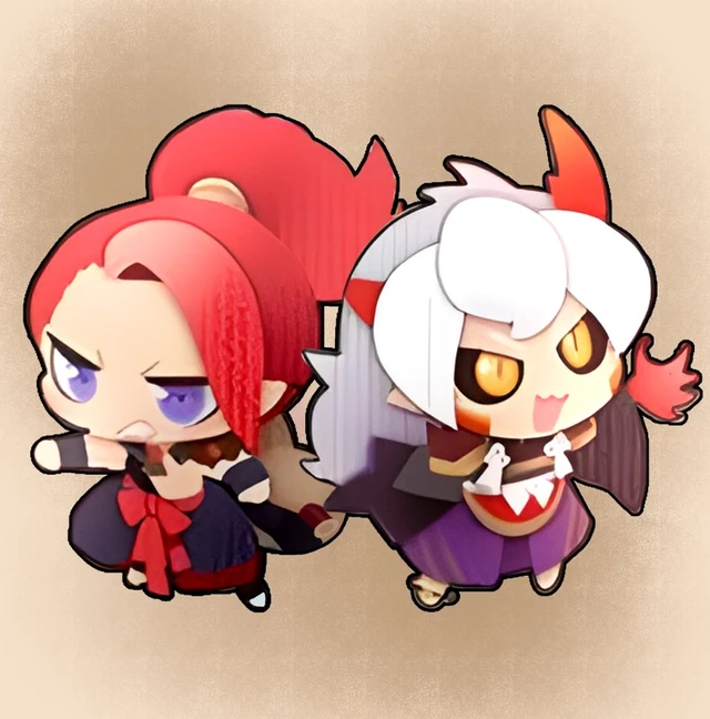 Shuten e Ibaraki (Chibi Version)
