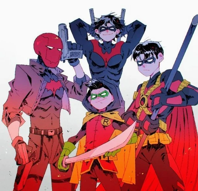 Drake, Jason, Damian, Dick.