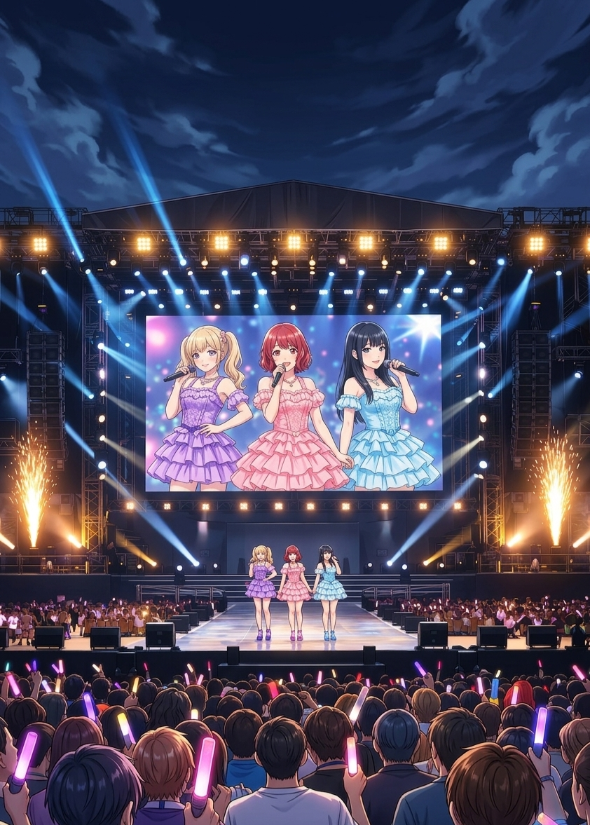 Rigged Stage Concert