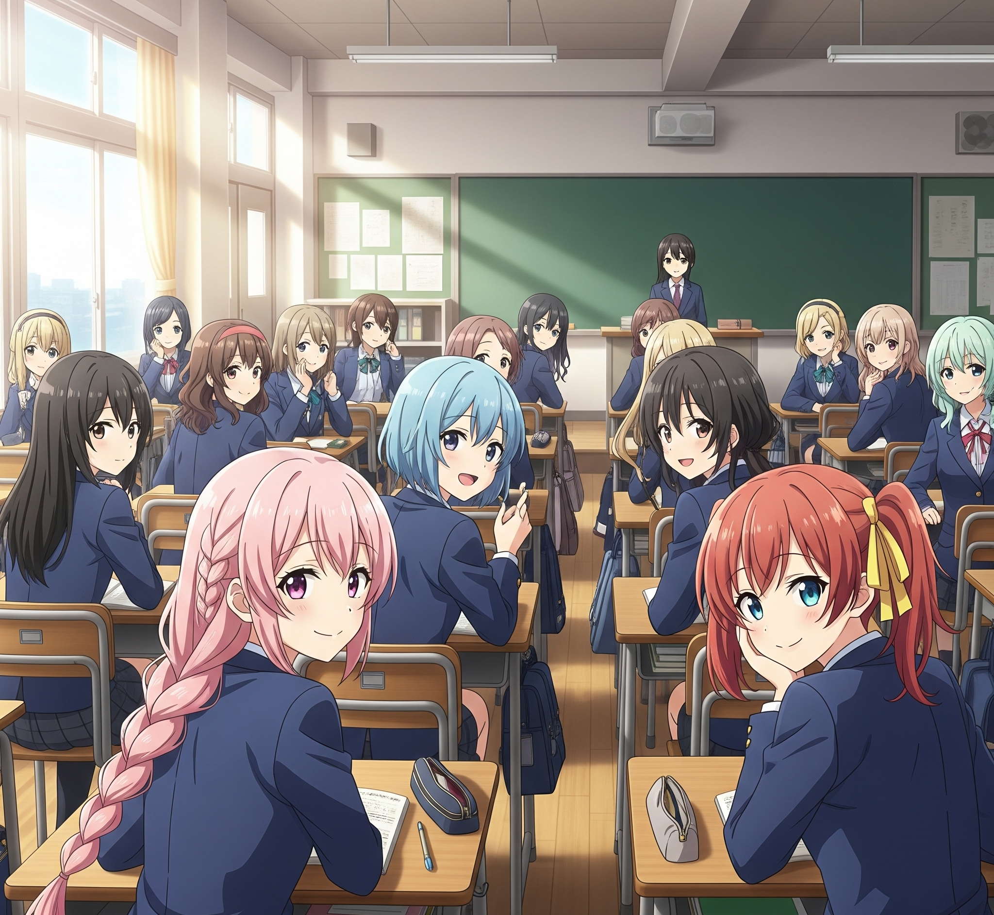 Let's become super popular at school!
