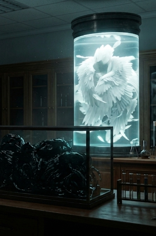 Angel of the Science Lab Next to the Classroom?