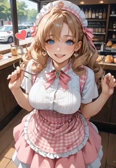 Refreshing cafe manager Judy