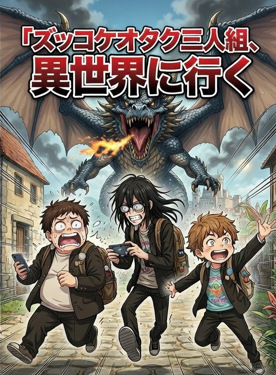 The Clumsy Otaku Trio Goes to Another World