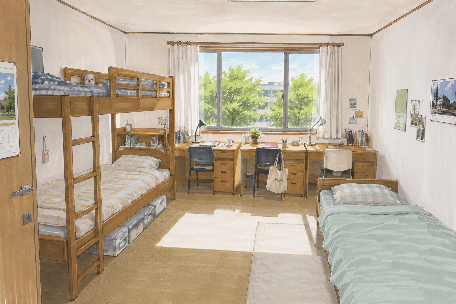 Ilwon High School Dormitory 4th Floor