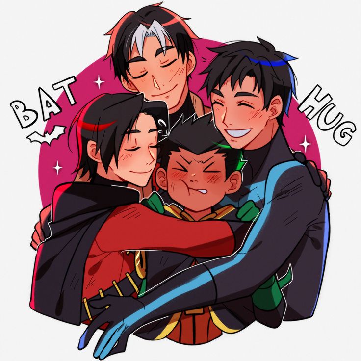 Dick Grayson, Jason Todd, Tim Drake, Damian Wayne.