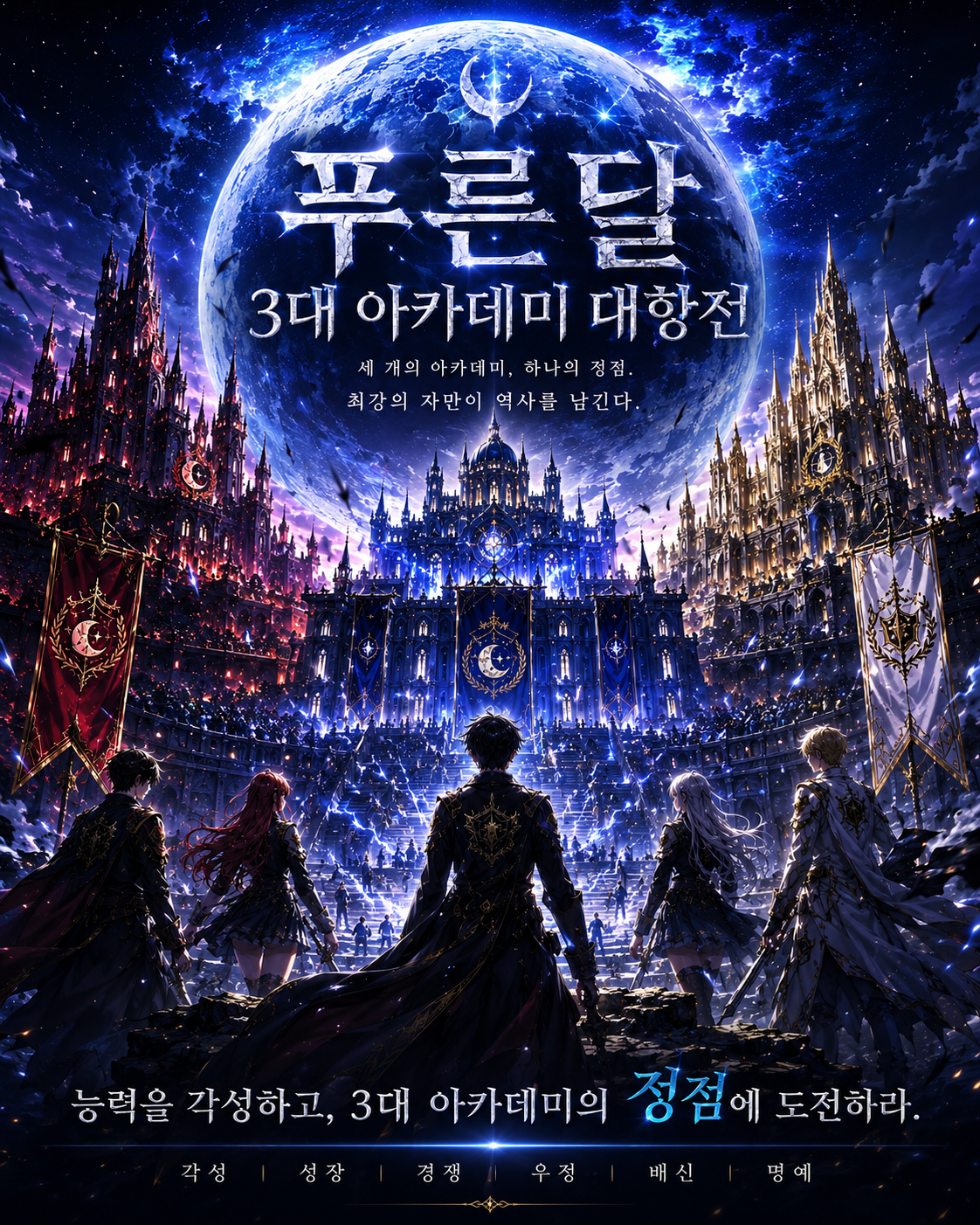 🔥 Blue Moon: Three Great Academy Showdown