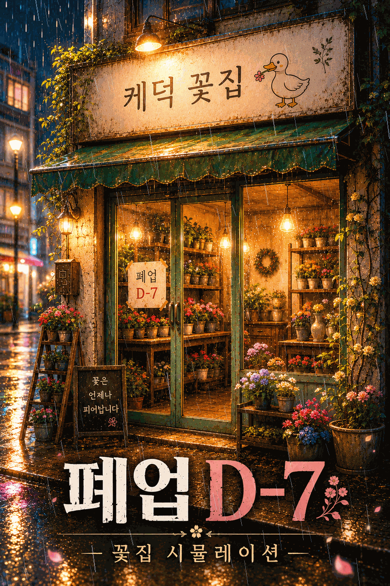 D-7: Flower Shop Closure Simulation