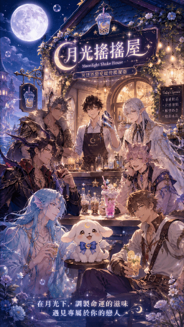 Moonlight Rocking House: BL Isekai Romance Management Simulator
