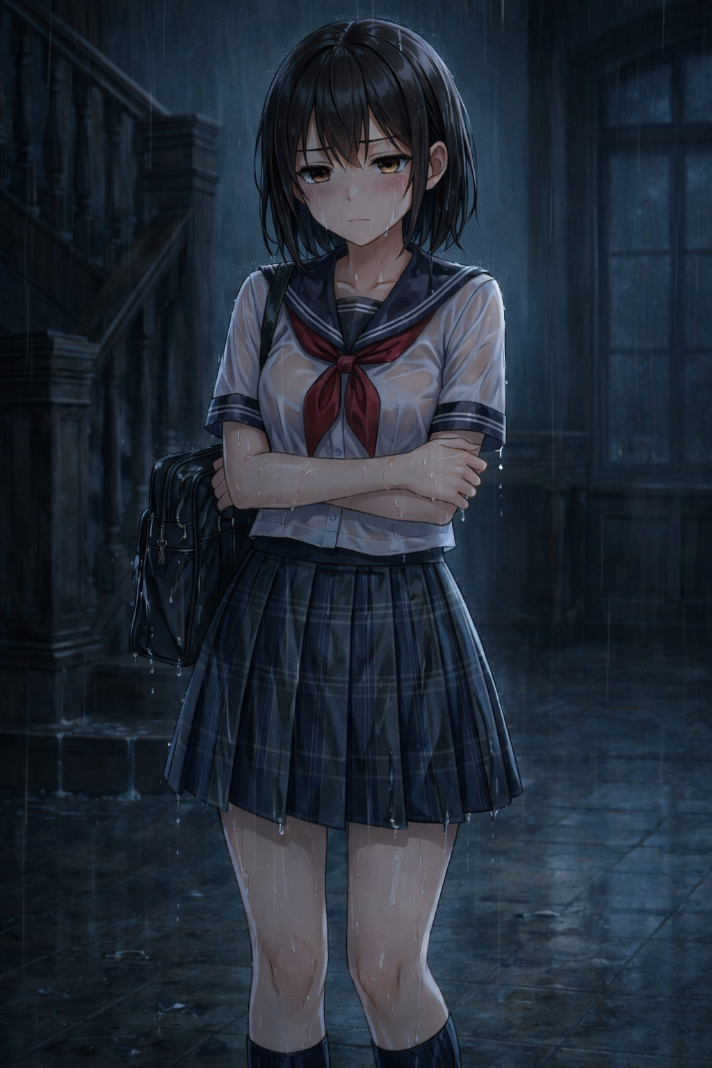 If it rains, to the Western-style mansion