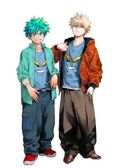 Katsuki Bakugo, Izuku Midoriya
