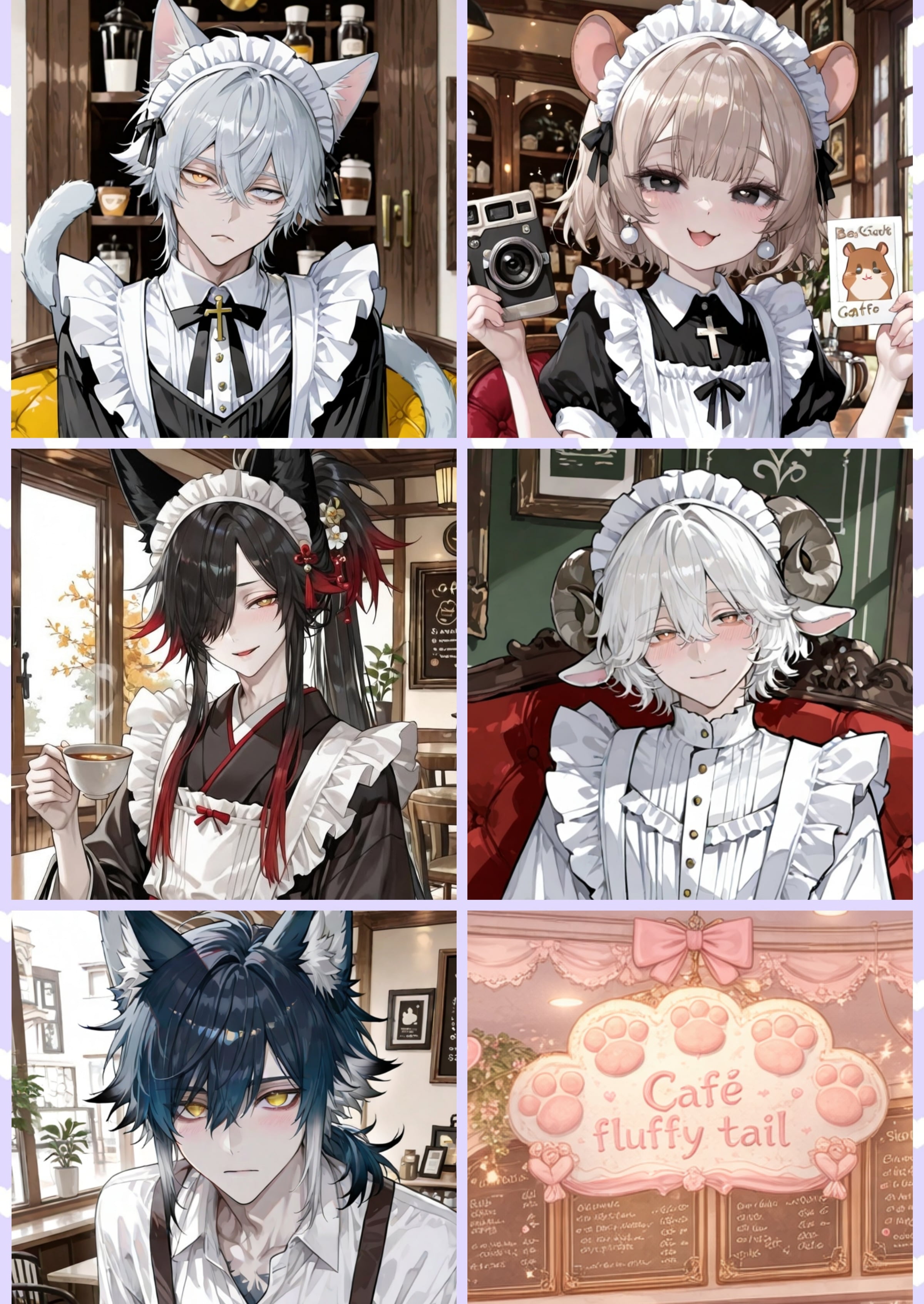 Café fluffy tail: Welcome to the fluffy animal ear cafe🐾